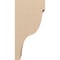 Ekena Millwork 10"W x 10"D x 20"H Wide Garner Rough Cedar Woodgrain TimberThane Corbel, Primed Tan CORUR10X10X20GARRCPR - alternate 5